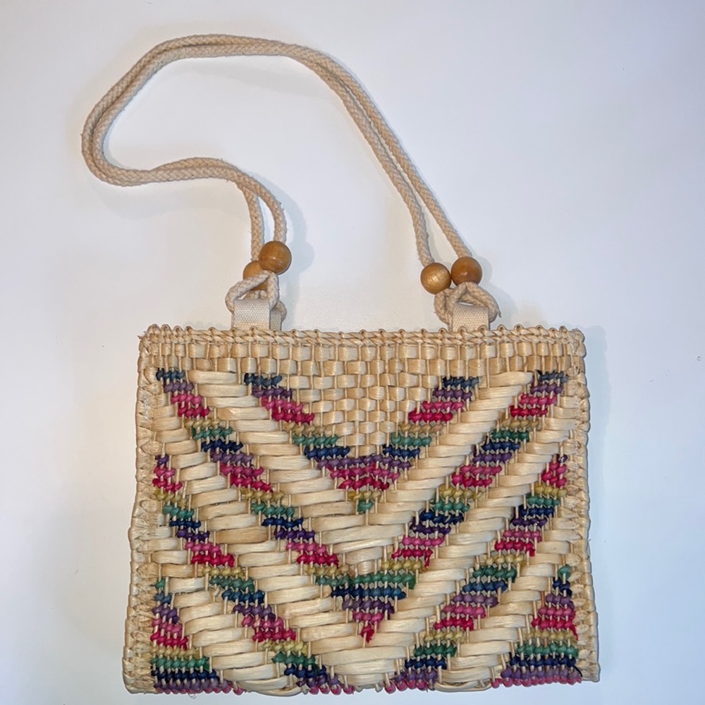 Unique Woven Straw Tote Bag